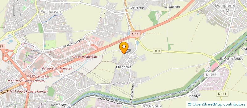 localisation de l'entreprise CHEREAU FREDERIC à DOMPIERRE-SUR-MER