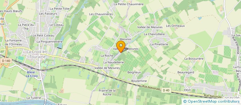 localisation de l'entreprise CHEREBOU  CIVRAY-DE-TOURAINE