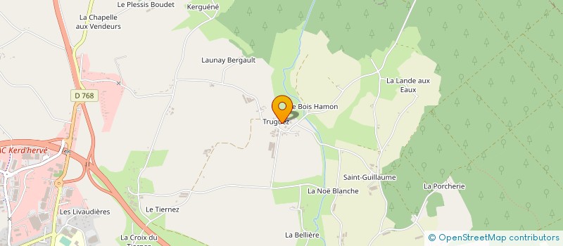 localisation de l'entreprise CHEREL BOIS à LOUDEAC
