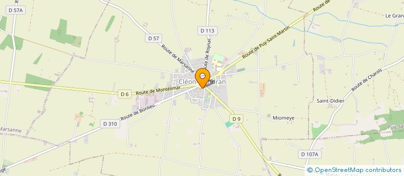 localisation de l'entreprise CHERFILS  CLEON-D'ANDRAN