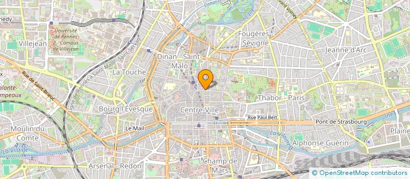 localisation de l'entreprise CHERGAR  RENNES