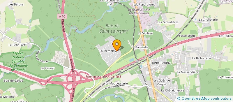 localisation de l'entreprise CHERGUI à VEIGNE