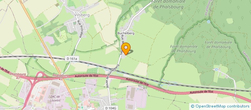 localisation de l'entreprise CHERGUI-FRANCE SARL  PHALSBOURG