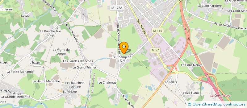 localisation de l'entreprise CHERGUI MAXIME  LES SORINIERES