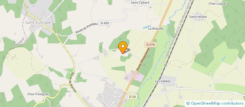 localisation de l'entreprise CHERGUI SA  MONTMOREAU