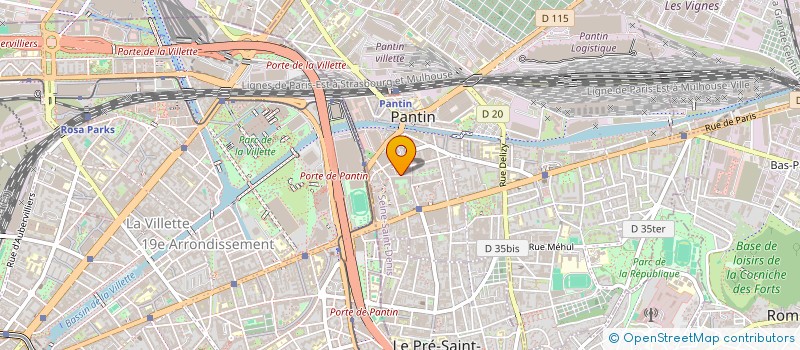 localisation de l'entreprise CHERI COCO  PANTIN