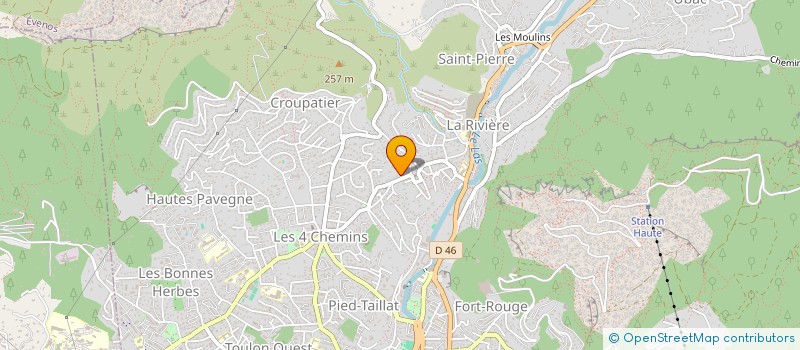 localisation de l'entreprise CHERIBET  TOULON