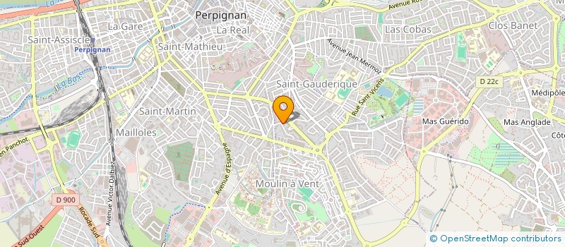 localisation de l'entreprise CHERIDAM  PERPIGNAN