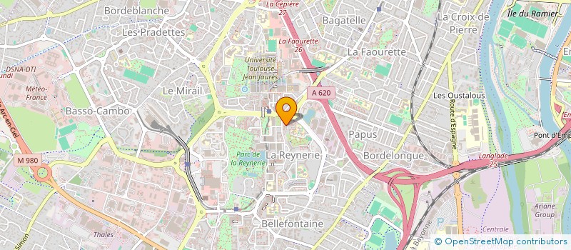 localisation de l'entreprise CHERIF HACHEMI TRANSPORTS EXPRESS à TOULOUSE