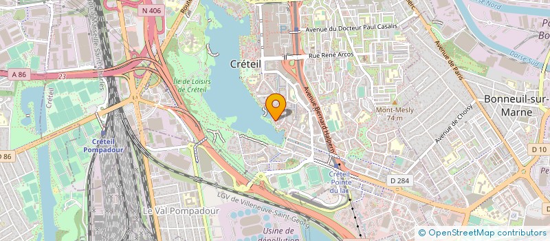 localisation de l'entreprise CHERIF LOGISTICS à CRETEIL