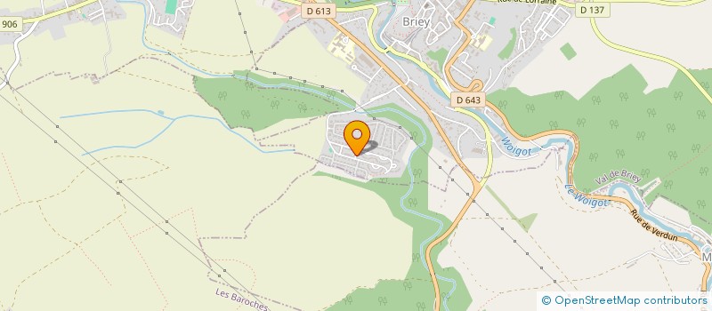 localisation de l'entreprise CHERIFI CHAUFFAGE  VAL DE BRIEY