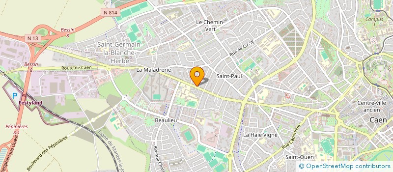 localisation de l'entreprise CHERIMANO à CAEN