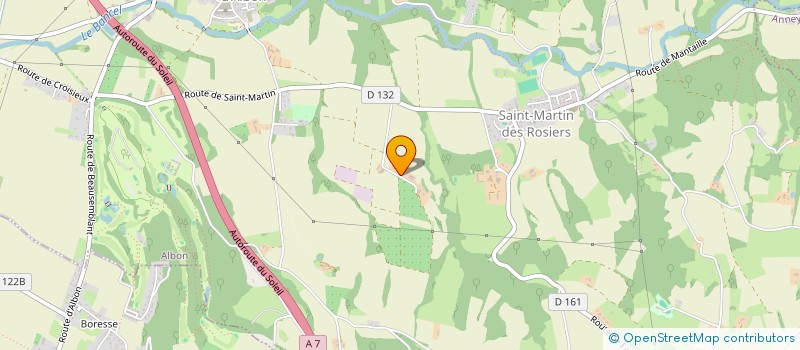 localisation de l'entreprise CHERINEL  ALBON