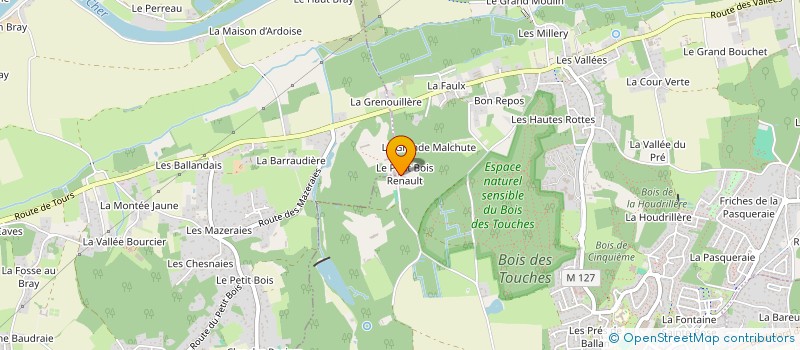 localisation de l'entreprise CHERISDAM  BALLAN-MIRE