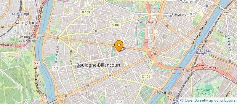 localisation de l'entreprise CHERISY à BOULOGNE-BILLANCOURT