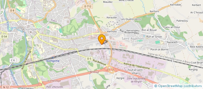 localisation de l'entreprise CHERITEL HOLDING  GRACES