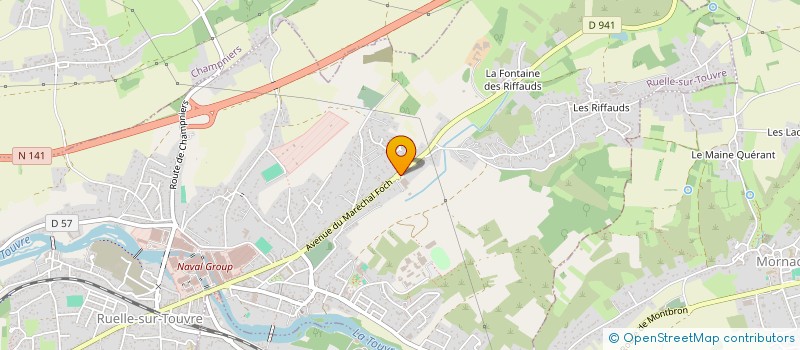 localisation de l'entreprise CHERKAN à RUELLE-SUR-TOUVRE