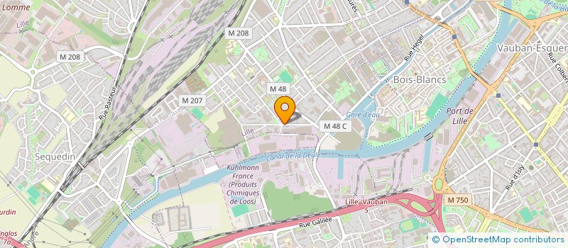 localisation de l'entreprise CHERMAN à LILLE
