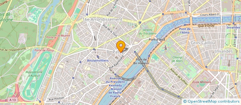 localisation de l'entreprise CHERNOK  PARIS