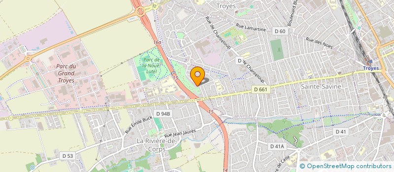 localisation de l'entreprise CHEROCIO  SAINTE-SAVINE