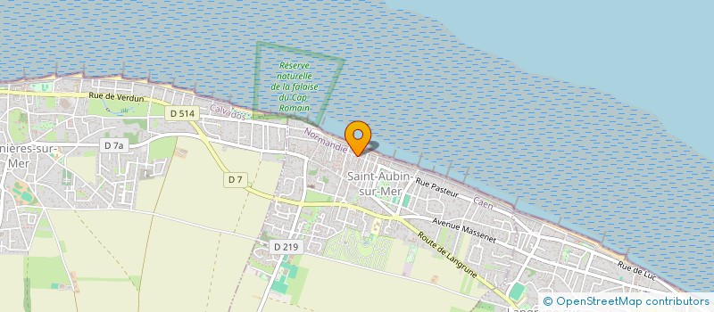 localisation de l'entreprise CHERON  SAINT-AUBIN-SUR-MER