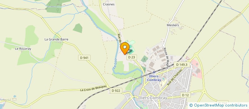 localisation de l'entreprise CHERON à ILLIERS-COMBRAY