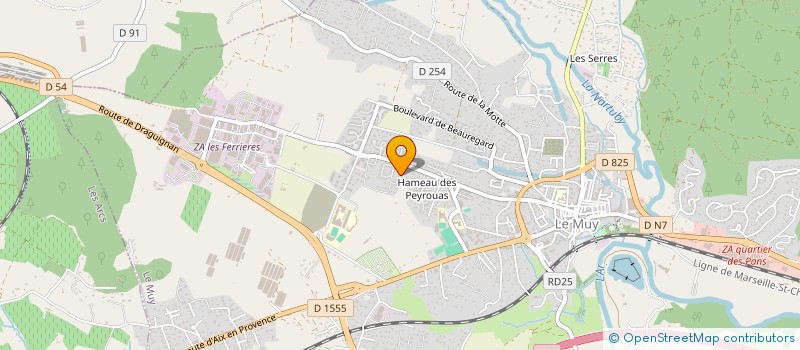 localisation de l'entreprise CHERON  LE MUY