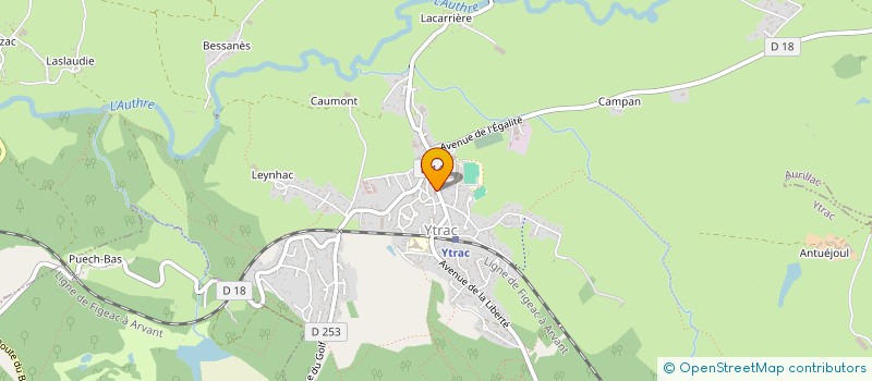 localisation de l'entreprise CHERON - GRATIO à YTRAC
