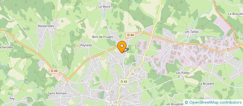 localisation de l'entreprise CHERPA à SAINTE-SIGOLENE