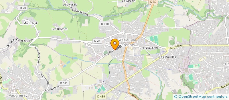 localisation de l'entreprise CHERPAT SARL  GREZIEU-LA-VARENNE