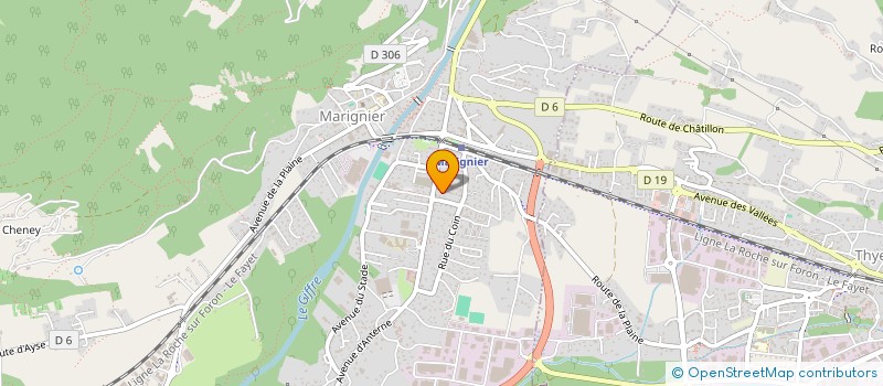 localisation de l'entreprise CHERPIN ALIX  MARIGNIER