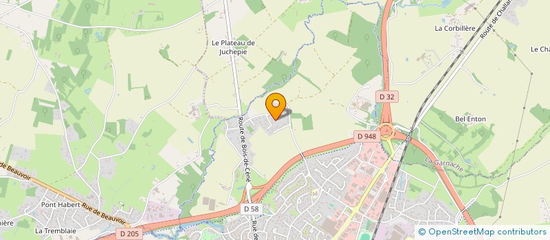 localisation de l'entreprise CHERPIN DEBEIR à CHALLANS