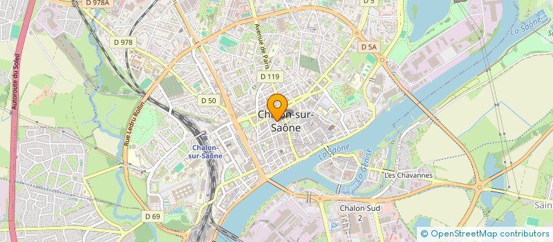 localisation de l'entreprise CHERRIER CONSULTING à CHALON-SUR-SAONE