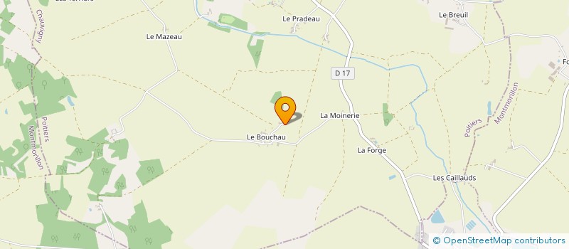 localisation de l'entreprise CHERRIER-GUERIN  CHAUVIGNY