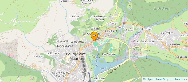 localisation de l'entreprise CHERRY GARDEN  BOURG-SAINT-MAURICE