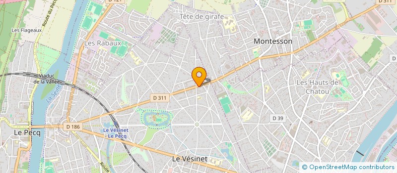 localisation de l'entreprise CHERRY GARDENS  LE VESINET