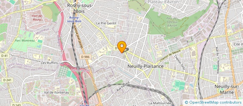 localisation de l'entreprise CHERRY'MOD à NEUILLY-PLAISANCE