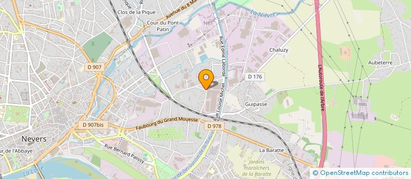 localisation de l'entreprise CHERRY PATRIMOINE à NEVERS
