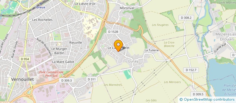 localisation de l'entreprise CHERRY'S EYE  LURAY
