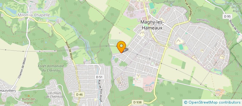 localisation de l'entreprise CHERSIPHRON  MAGNY-LES-HAMEAUX