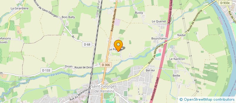 localisation de l'entreprise CHERUB  SAINT-GEORGES-DE-RENEINS