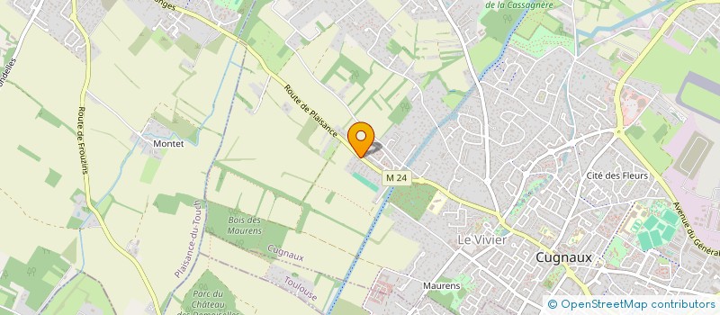 localisation de l'entreprise CHERUBINI VTC  CUGNAUX