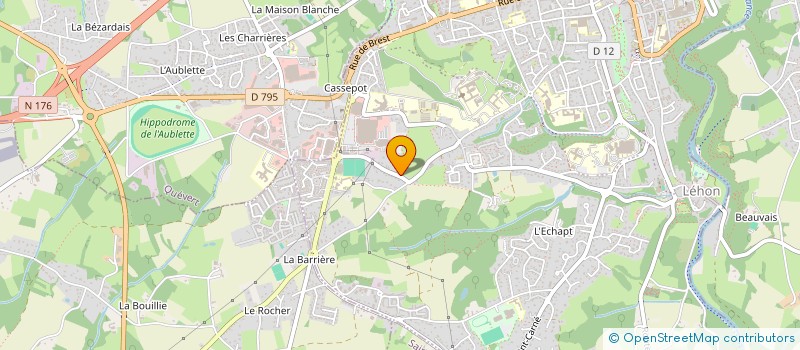 localisation de l'entreprise CHERUBINS à DINAN