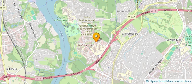 localisation de l'entreprise CHERVET SOFTWARE CONSULTING à NANTES