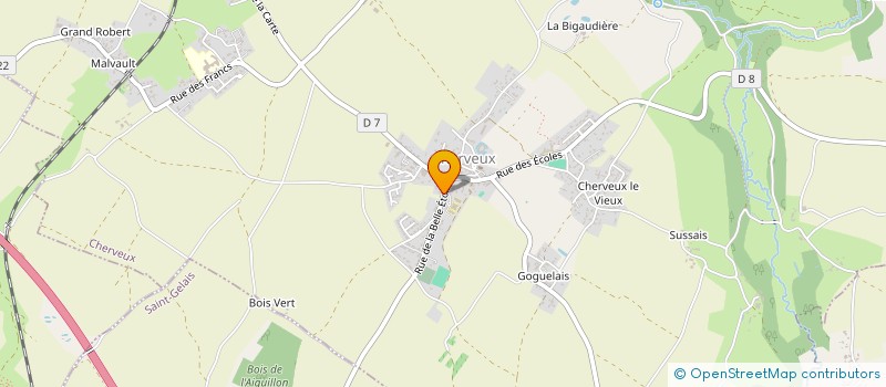 localisation de l'entreprise CHERVEUX RUN'ATURE  CHERVEUX