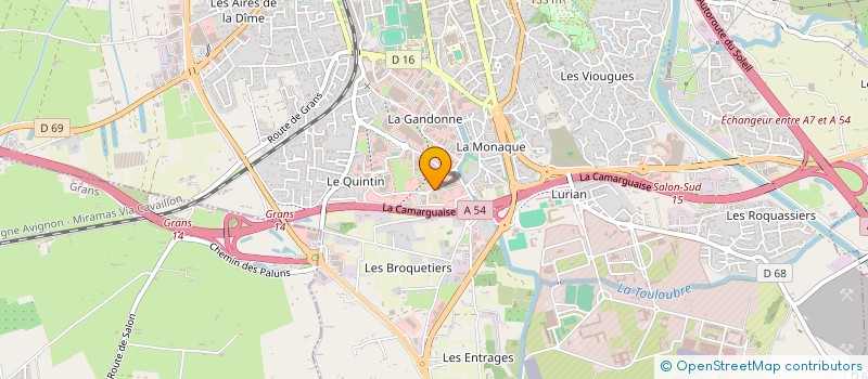 localisation de l'entreprise CHERY à SALON-DE-PROVENCE