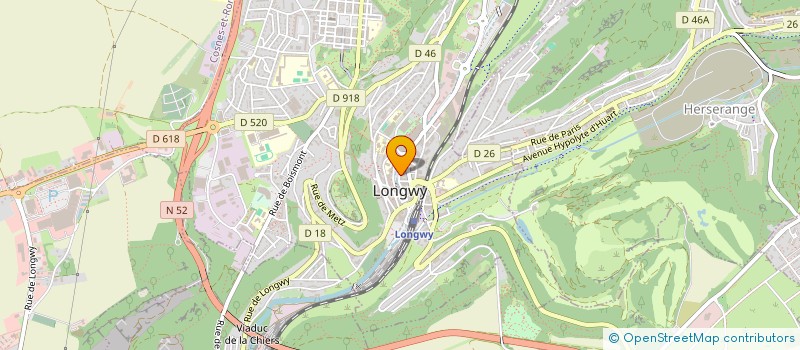 localisation de l'entreprise CHERY BURO à LONGWY