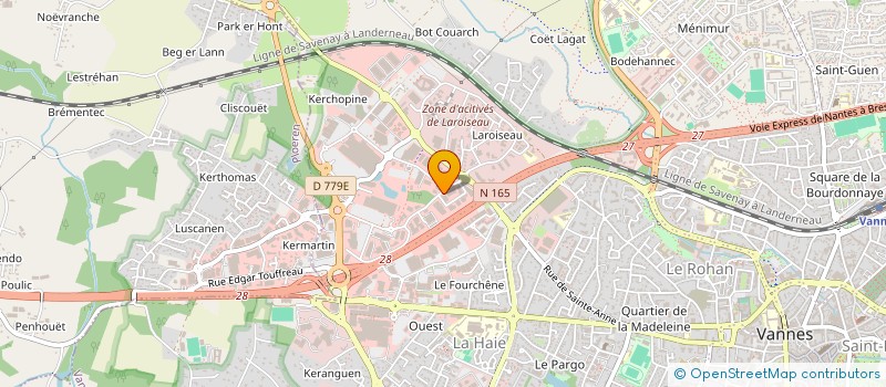 localisation de l'entreprise CHESNAIS EURL à VANNES