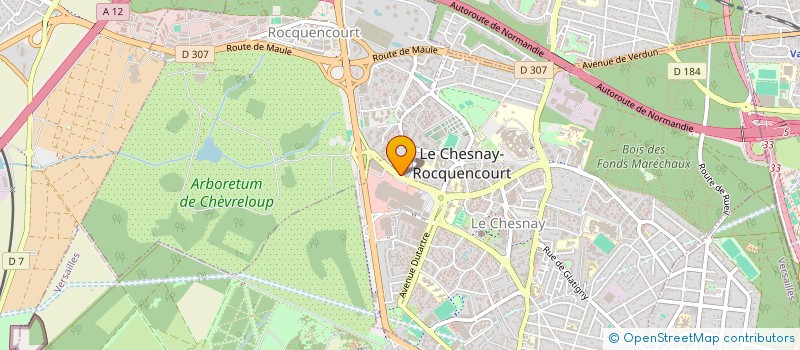 localisation de l'entreprise CHESNAY KITCHEN SERVICE à LE CHESNAY-ROCQUENCOURT
