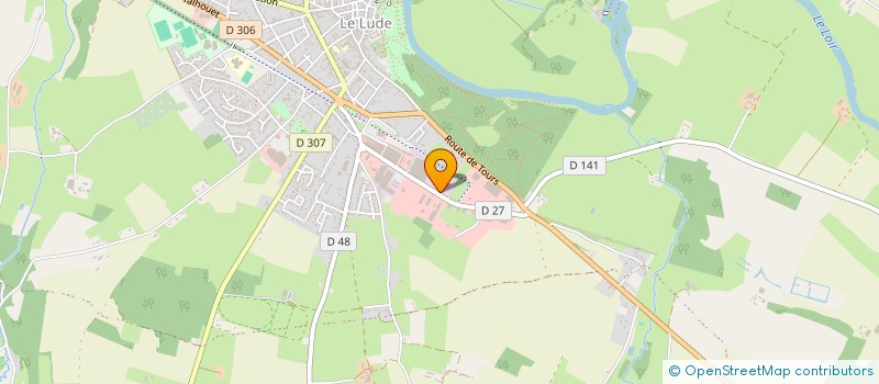 localisation de l'entreprise CHESNEAU à LE LUDE